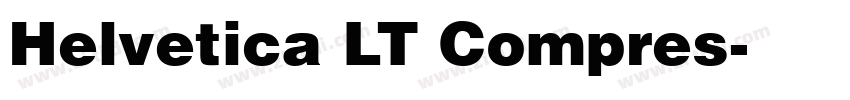 Helvetica LT Compres字体转换